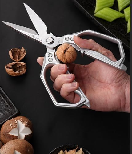 Kitchen Scissor Heavy Duty Stainless Steel Kitchen Shears for Food Purple