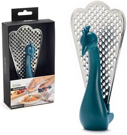 PELEG DESIGN Handheld Cheese Grater Durable Rust-Proof Metal (Grato)