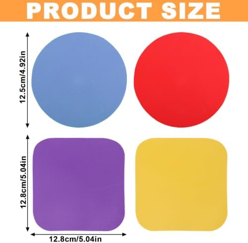 LUTER 4pcs Jar Opener Gripper Pad for Seniors with Weak Hands, Rubber
