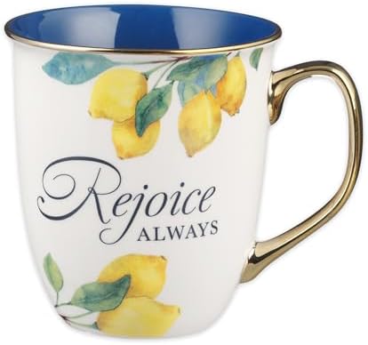 Christian Art Gifts Large Ceramic Scripture Coffee & Tea Mug for Women