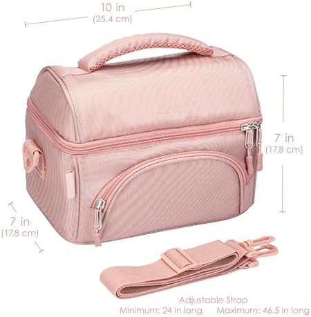 Bentgo Deluxe Insulated Lunch Bag with Adjustable Strap & Outer Pocket