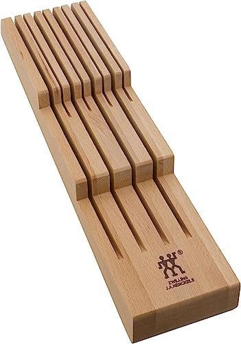 Zwilling 8-Slot In Drawer Knife Block, Beechwood