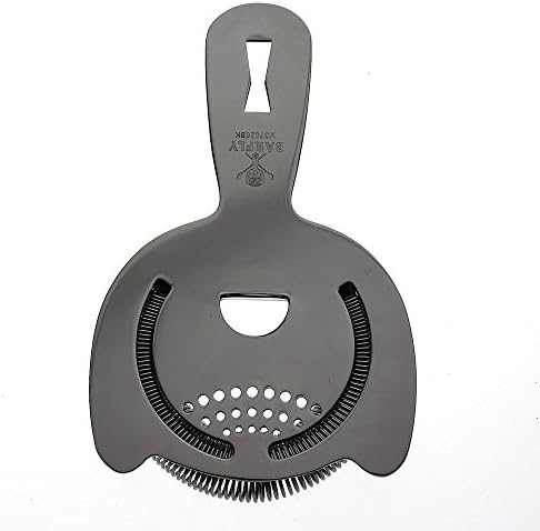 Barfly Heavy Duty Spring Bar Strainer, Gun Metal Black
