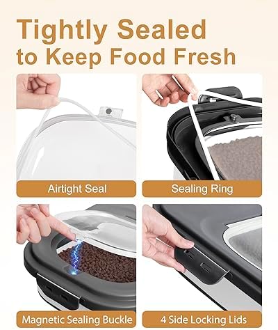 20-30 Lbs Rice Storage Container,Collapsible Food Storage Container