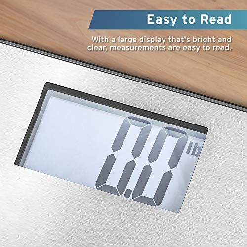 Etekcity Stainless Steel Digital Body Weight Bathroom Scale, 400 Pounds