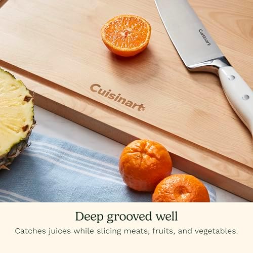 Cuisinart, 17” Maple Wood Cutting Board, CWB-17M