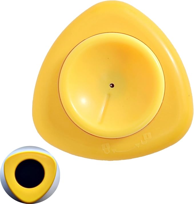 Magnetic Egg Piercer for Hard Boiled Eggs, Jawbush Egg Poker Tool with Safety Lock, Super Easy Egg Peeler and Egg Hole Puncher for Raw Eggs, Egg Pricker with Stainless Steel Pin