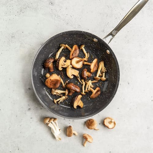Nordic Ware Basalt Aluminum Saute Skillet, 10-Inch, Ceramic Coating