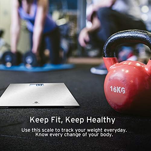 Etekcity Stainless Steel Digital Body Weight Bathroom Scale, 400 Pounds