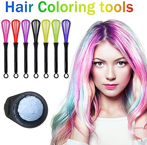 12 Pcs Hair Color Mini Whisk for Hair Dye Color Mixing Plastic Mixer Set