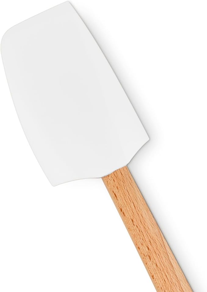 Le Creuset Signature Silicone Medium Spatula, White