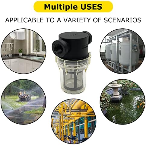 Female NPT in-Line Strainer with 100 mesh Stainless Steel Filter Screen (1" 100 Mesh)