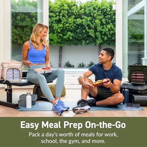 Bentgo Prep Deluxe Insulated Meal Prep Lunch Bag for Adults, Holds 5 Meals