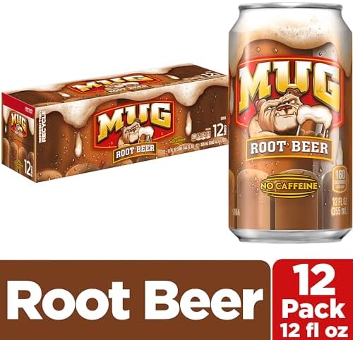 Mug Root Beer, 12 Fl Oz Cans (Pack of 12)