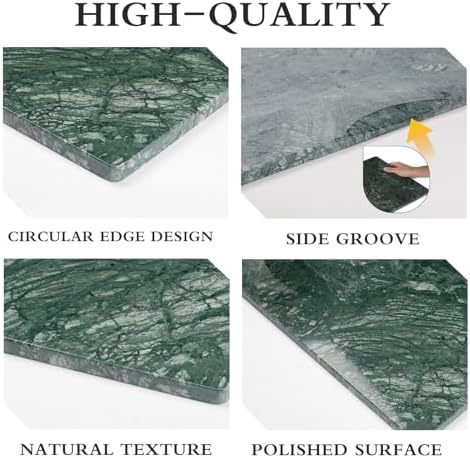 Marble Cutting Board for Kitchen 16×12 Inch green