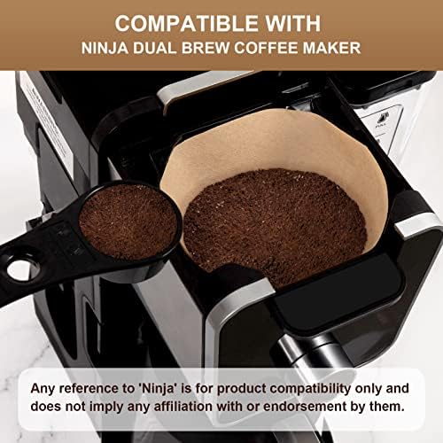 100 Pcs Disposable Coffee Filters #4 for Ninja Coffee Maker