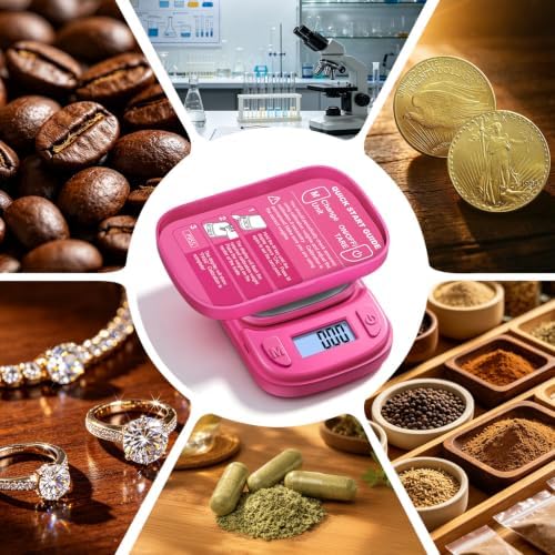 Fuzion Digital Pocket Gram Scale 500g x 0.01g, Small Food Scale ASTRO-500