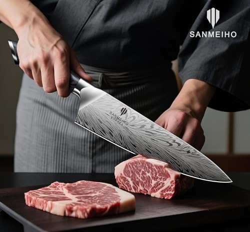 5PCS Knife Set, Kitchen Knife Sets in Powder Steel