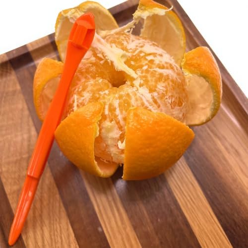 3 Pack Orange Peeler Tool Plastic Citrus Peeler for Lemon Mandarin Fruit