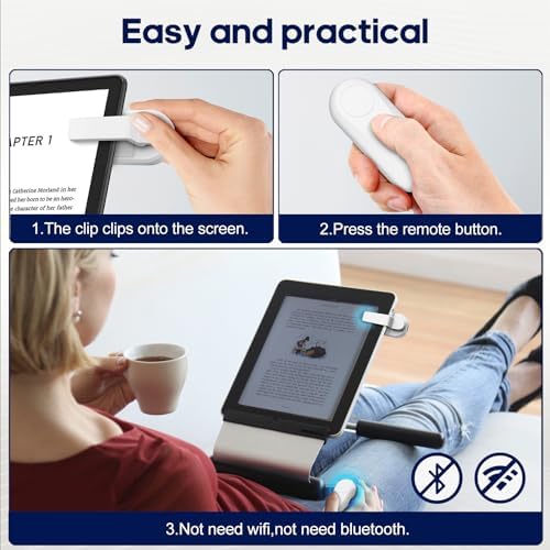 Page Turner for Kindle Remote Control for iPhone iPad Tablets eReaders