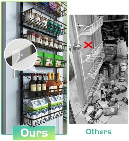 Mefirt Over The Door Pantry Organizer, Pantry Storage and Organization