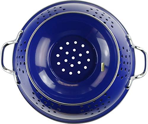 Calypso Basics by Reston Lloyd Powder Coated Enameled Colander, 3 Quart, Indigo