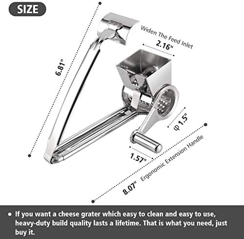TONMA Multipurpose Rotary Cheese Grater Hand Crank