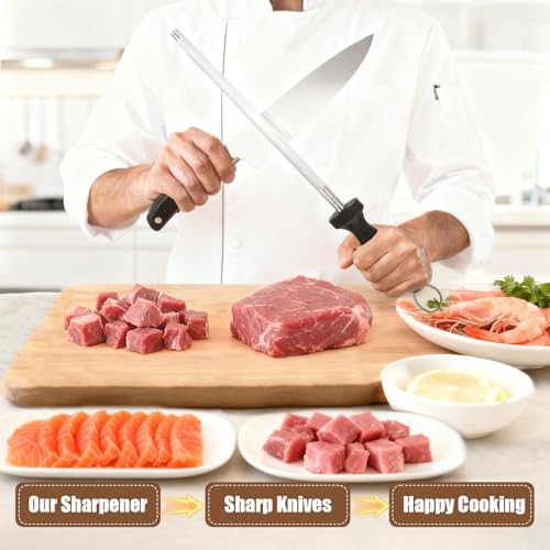 Professional 12-Inch Knife Sharpening Rod