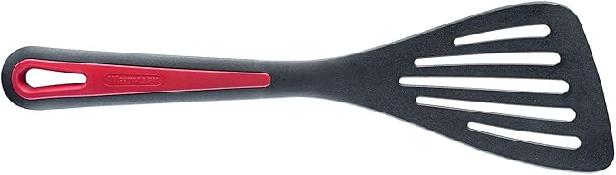 Westmark Thermoplastic Spatula – Heat Resistant Silicone 11.8-inch Spatula for Nonstick Cookware, German Food-Grade Silicone Utensil for Kitchen Use, BPA Free, 30 cm, Red/Black