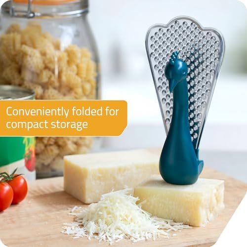 PELEG DESIGN Handheld Cheese Grater Durable Rust-Proof Metal (Grato)