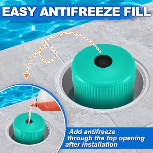 1 Pack Pool Skimmer Plug for 1-1/2 in and 2 in Threaded Skimmers