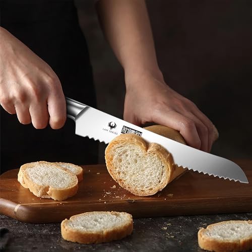 HOSHANHO 5PCS Japanese Kitchen Knife Set, Sharp Chef Knives & Wood Handle