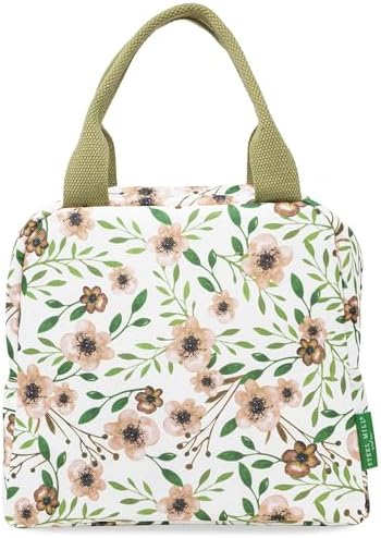 Steel Mill & Co. Insulated Lunch Tote Bag for Women, Woodland Floral