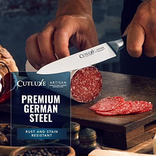 Cutluxe Chef Knife Set, 3-Piece Kitchen Knives – Razor Sharp German Steel
