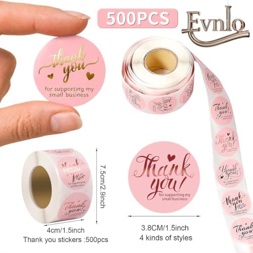 Evnlo 100 Pack Heavy Duty Clear Clamshell Food Containers with 500 Stickers