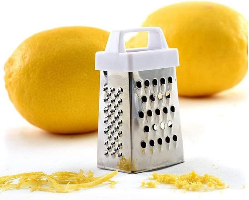 Mini Garlic Grater, Stainless Steel Cheese Ginger Vegetable Spices Small Grater for Kitchen