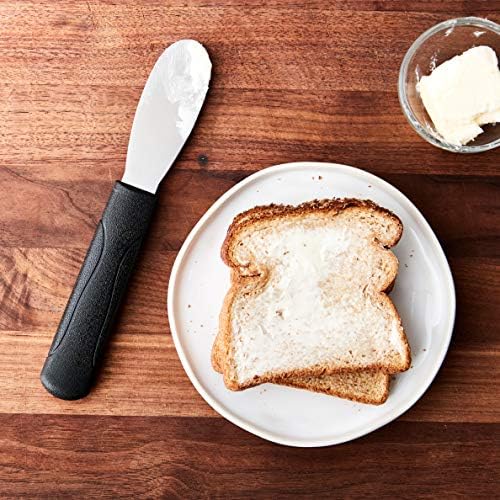 Mercer Culinary Millennia Plain Edge Spreader, 3.5 Inch Blade, Black Handle