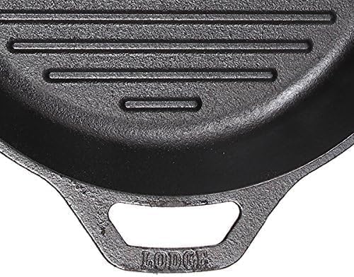 Lodge Cast Iron Grill Pan, 10.25-inch (Pack of 3)