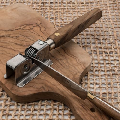 Kings County Tools Manual Handheld Knife Sharpener with Bubinga Handle