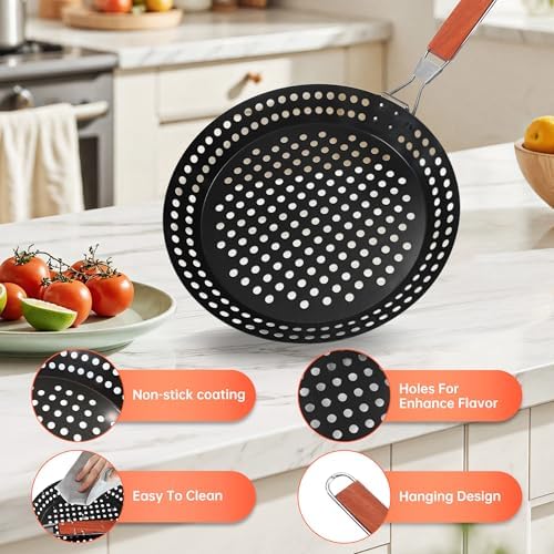 12" Grill Pan for Indoor Cooking