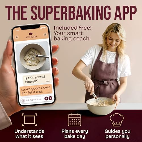 Superbaking Danish Dough Whisk 12" Bread Whisk