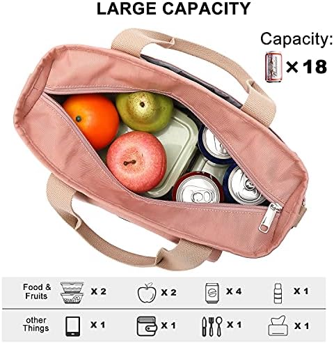 Weitars Insulated Lunch Bag for Women Men,Leak Proof Lunch Box for Work