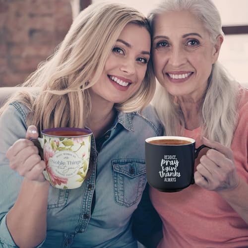 Christian Art Gifts Large Ceramic Scripture Coffee & Tea Mug for Women