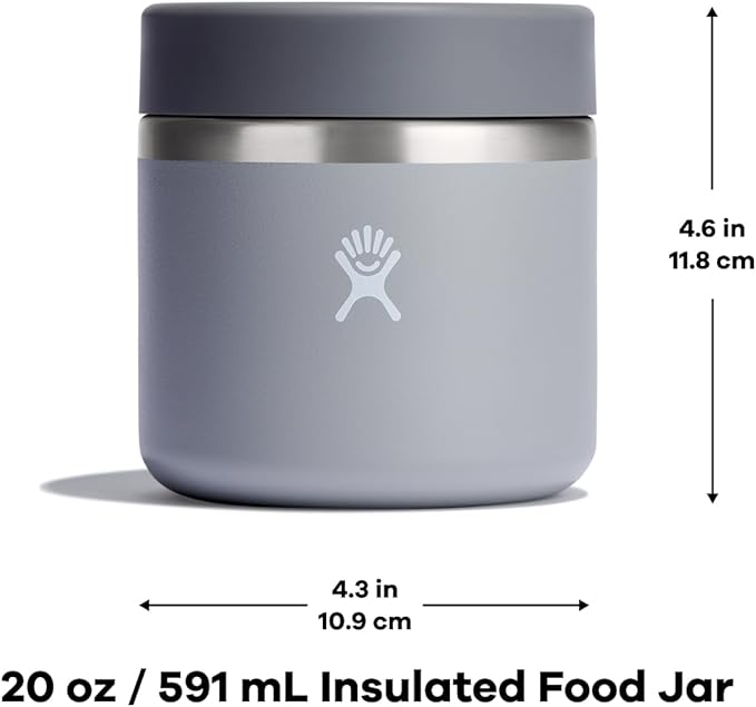 Hydro Flask Food Jar - Insulated Stainless Steel Container with Lid 20 Oz