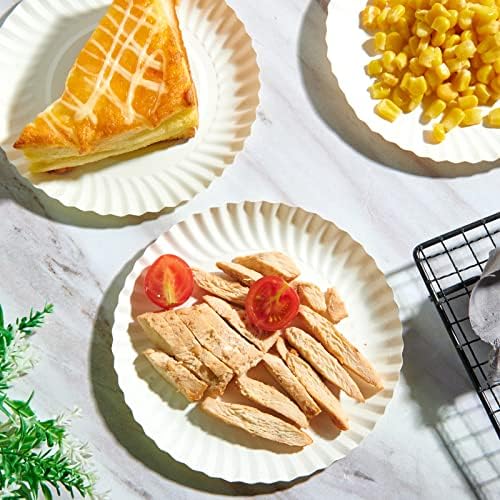 JOLLY PARTY 6Inch 800Count White Paper Plates Everyday Disposable Plate