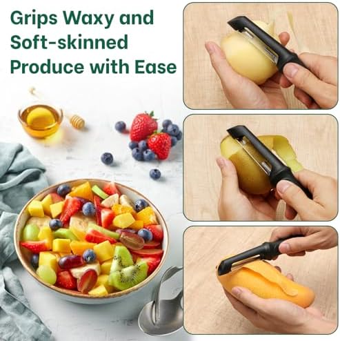 Beneno Stainless Steel Serrated Swivel Tomato Peeler