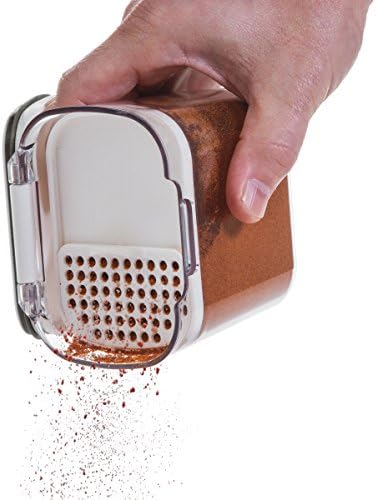 ProKeeper Mini Spice & Herb Storage Container – 1.5 Cups, Airtight, Clear Plastic for Baking Soda, Powder, and Snacks