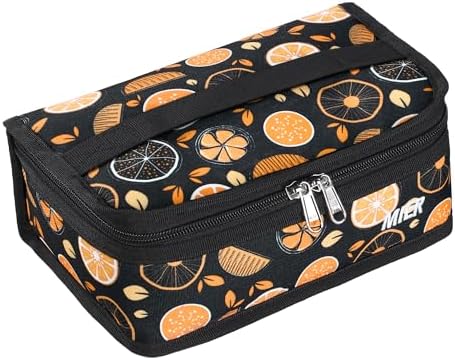 MIER Small Lunch Bag for Kids & Adults Compact Insulated Lunch Box, Fruits