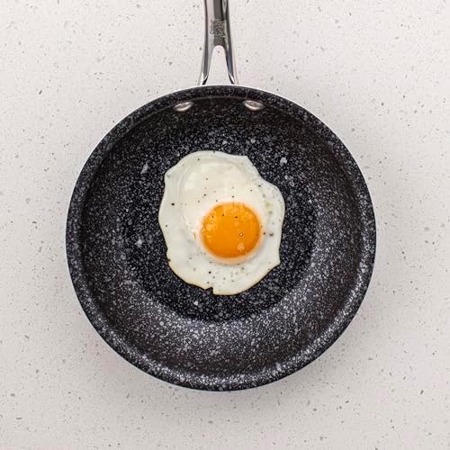 Nordic Ware Basalt Aluminum Saute Skillet, 8-Inch, Ceramic Coating