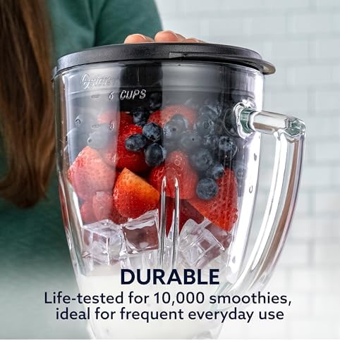 Oster® Classic Series 8-Speed Blender with 6-Cup Glass Jar, Gray